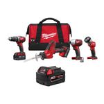 M18 Cordless 4-Tool Combo Kit Plus Extra Battery Product Image