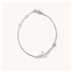 Martha Silver Cross Bracelet Product Image