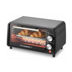 4-Slice 9L Electric Toaster Oven Black Product Image