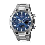 Edifice Sospensione Silver-Tone Stainless Steel Watch Blue Dial Product Image