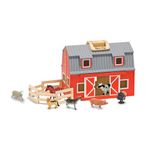 Fold and Go Barn w/ 7 Farm Animals Ages 3+Years Product Image