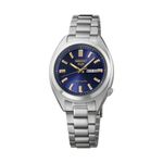 Unisex Seiko 5 Sports Automatic Silver-Tone Stainless Steel Watch, Blue Dial Product Image