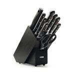 Classic 10pc Knife Block Set, Black Ash Wood Product Image