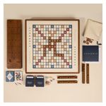 3-in-1 Premium Game Collection: Scrabble Trivial Pursuit Cribbage Product Image