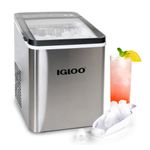 26lb Automatic Portable Countertop Ice Maker Stainless Steel Product Image