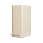 45L Slim Step Trash Can, Cream Product Image