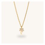 Golden Palm Tree Necklace Product Image