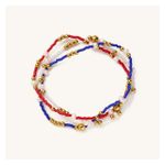Red White and Blue Bracelet Set Product Image