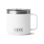 YETI Rambler 14oz Stackable Mug with Durasip Ceramic Lining White Product Image
