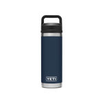 YETI Rambler 18oz Water Bottle with Chug Cap Navy Product Image