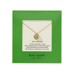 kate spade Self-love Club Carded Pendant Gold Multi Product Image