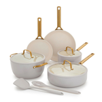 GreenPan Reserve Pro Ceramic Nonstick 10-Piece Cookware Set Oyster Product Image