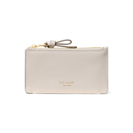 kate spade Loop Zip Card Case Cashew Milk Product Image