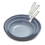 GreenPan Lima Ceramic Nonstick 8, 10, and 12-inch Frypan Set Product Image