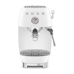 SMEG Manual Espresso & Cold Brew Coffee Machine White Product Image