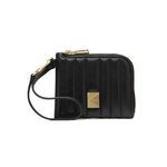 kate spade Deco Quilted Card Case Wristlet Black Product Image