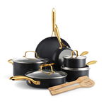 GreenPan Studio 12-Piece Ceramic Nonstick Cookware Set Black Product Image