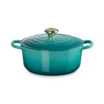 4.5qt Signature Cast Iron Round Dutch Oven, Riviera Product Image