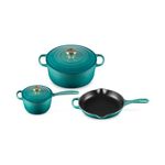 5pc Signature Cast Iron Cookware Set, Riviera Product Image