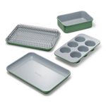 Mini Bakeware Set w/ Storage Organizer Sage Product Image