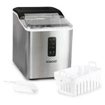 26lb Automatic Self-Cleaning Ice Maker Stainless Steel Product Image