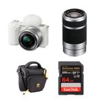 Sony ZV-E10 Mirrorless Camera with 16-50mm and 55-
