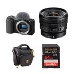Sony ZV-E10 Mirrorless Camera with 10-20mm f/4 Len