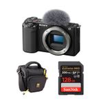 Sony ZV-E10 Mirrorless Camera with Basic Bundle (B