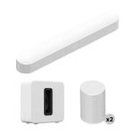 Sonos Beam Gen 2 Soundbar with Sub 4 Wireless Subw