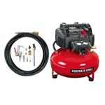 6 Gal 150 PSI Pancake Air Compressor w/ 13pc Accessory Kit Product Image