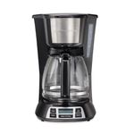12 Cup Programmable Coffeemaker Black/Silver Product Image