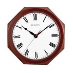 The Capitol Octagan Mahagony Wall Clock Product Image