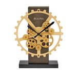 The Cog Master Gear Wood Table Clock Product Image