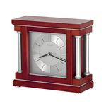 Ambiance Wine Wood Mantel Clock Product Image