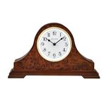 Chandler Hardwood Lighted Mantel Clock Product Image