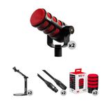 RODE PodMic 2-Person Podcasting Microphone Kit wit Product Image