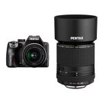 Pentax KF DSLR Camera with 18-55mm and 55-300mm Le