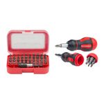 Platinum Tools 8-in-1 Ratcheted Stubby Screwdriver