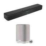 Denon Home Sound Bar SB550 and Two Home 150 NV Wir