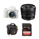 Sony ZV-E10 Mirrorless Camera with 10-20mm f/4 Len