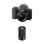 Sony ZV-E10 Mirrorless Camera with 16-50mm and 55-