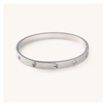 Corinne Silver Bangle Bracelet Product Image