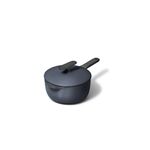 1.8qt Enameled Cast Iron Mini Sauce Pan w/ Lid Midnight Blue Product Image