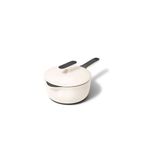 1.8qt Enameled Cast Iron Mini Sauce Pan w/ Lid Cream Product Image