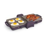 Fold-n-Store Dual Temp Ceramic Griddle Plum Product Image
