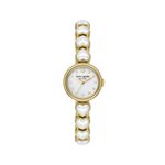 Ladies Monroe Heart Pearl Bracelet Watch White Mother-of-Pearl Dial Product Image