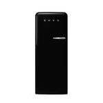 FAB 28 Retro Refrigerator w/ Ice Compartment - Left Hinge Black Product Image