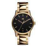 Mens Classic II Lion Gold-Tone Stainless Steel Watch Black Dial Product Image