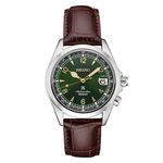 Mens Prospex Automatic Brown Leather Strap Watch Green Dial Product Image