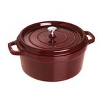 7qt Cast Iron Round Dutch Oven Grenadine Product Image